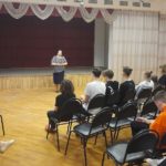 В Дмитрове ветеран органов внутренних дел встретилась со школьниками и рассказала о профессии полицейского
