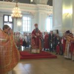 На днях епископ Сергиево-Посадский и Дмитровский Кирилл побывал в Троицком соборе города Яхрома