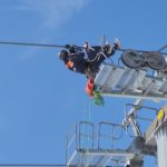 Учения спасателей на горнолыжном курорте под Дмитровом 