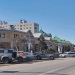 На пешеходной зоне на Загорской установили полусферы